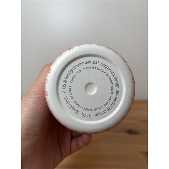 Owala Hearth & Hand Magnolia Gingham Getaway 16oz FreeSip Limited Editn IN HAND - Picture 5 of 5